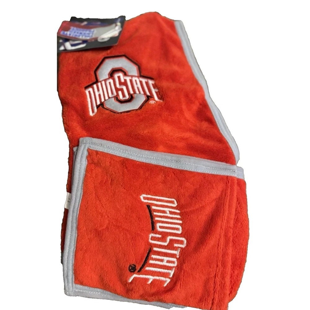 NCAA Ohio State Buckeyes Hoodie Scarf ULTRA FLEECE with Pockets